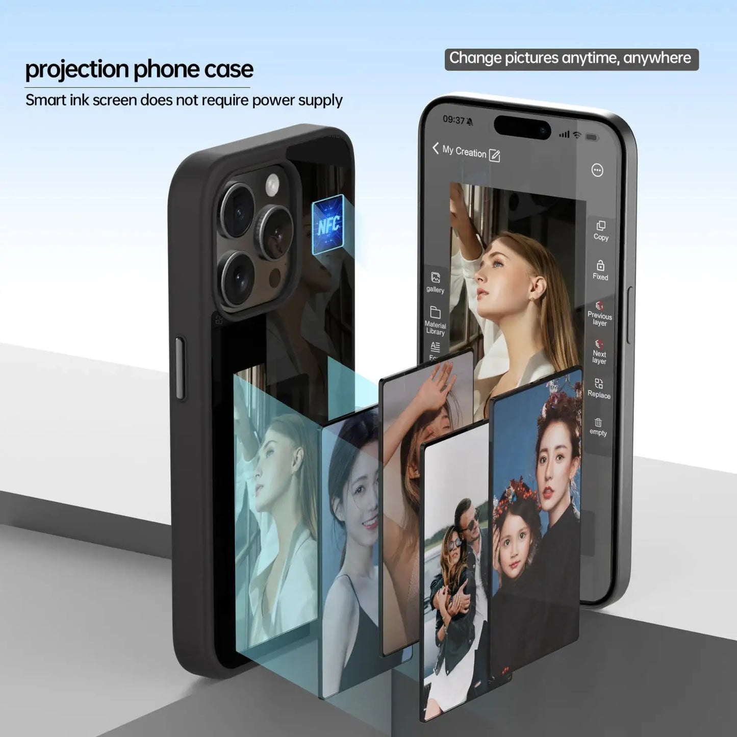 NFC Functie Projectie Telefoonhoes